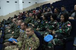 Empat Prajurit Wanita TNI Indobatt Hadiri Hari Tentara Wanita UN