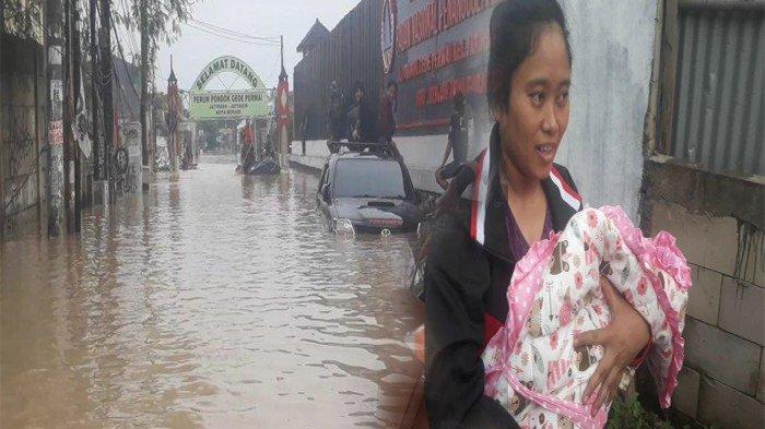 Kisah Bayi Baru Lahir 14 Jam Menanti Pertolongan saat Banjir di Bekasi