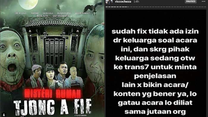Kisah Tjong A Fie Dijadikan Film Horor Komedi, Cicit Tokoh Masyarakat Medan Mengamuk Karena Hal Ini