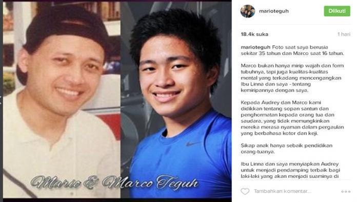Pamer Kemiripan dengan Anak, Ada Sosok yang 'Dibuang' di Foto Mario Teguh Ini?