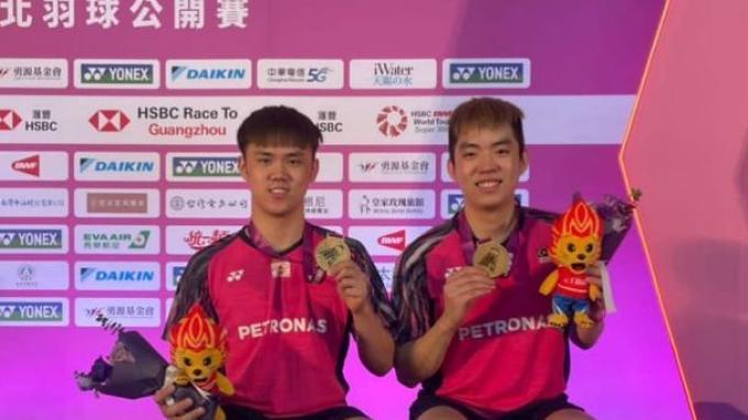 Ganda putra Negeri Jiran, Man Wei Chong (kanan)/Tee Kai Wun (kiri) mengaku langsung menyiapkan strategi guna meredam kekuatan Marcus Fernaldi Gideon/Kevin Sanjaya Sukamuljo di laga pertama Malaysia Open 2023.