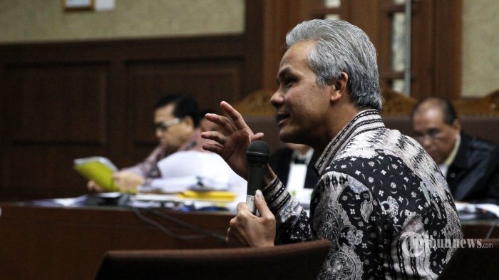 Disebut Tolak Uang e-KTP karena Jumlahnya Kurang Besar, Ganjar Tantang Hakim
