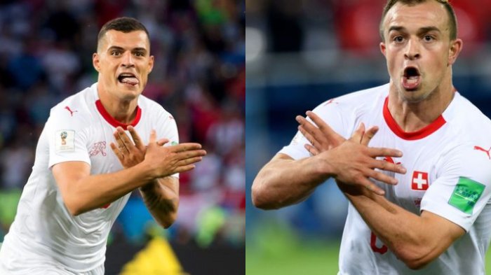 Lakukan Selebrasi Kontroversial, Dua Pemain Swiss Terancam Sanksi