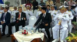 Gus Ipul dan Ganjar Pranowo Hadiri Pengukuhan 3 Kapal Perang Baru