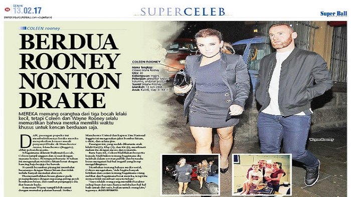 Wayne Rooney Sempatkan Waktu Berkencan dengan Coleen