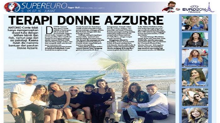 Antonio Conte Kirim Donne Azzurre untuk Bahagiakan Pemain