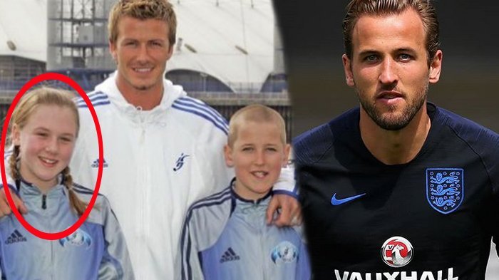 Pencetak Gol Terbanyak, Seperti Ini Wajah Harry Kane Kecil dan Istrinya, Pengagum David Beckam