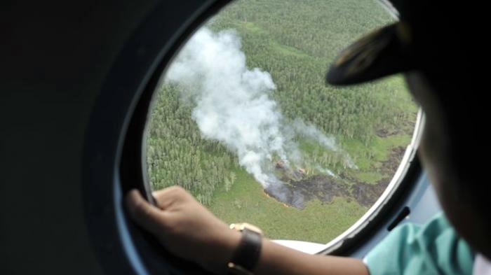 Delapan Titik Panas Terpantau di Sumatera