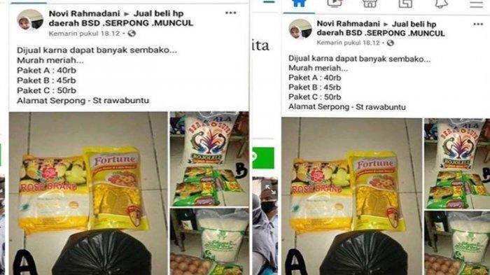 Seorang Perempuan Jual Lagi Sembako Bantuan untuk Ibunya yang Sakit, Malah Dihujat Warganet