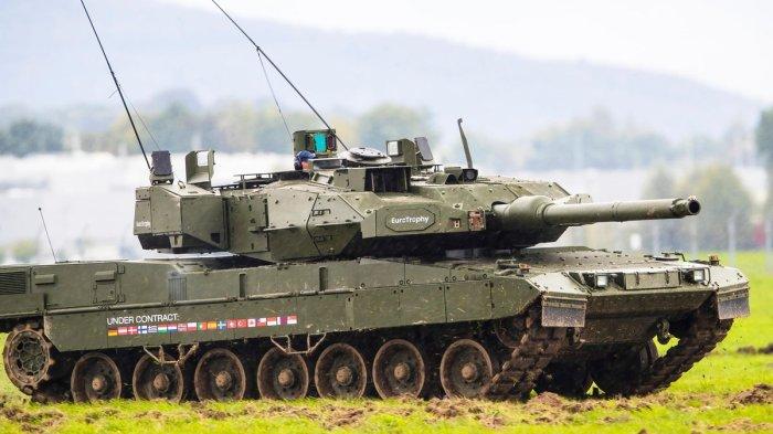 Ilustrasi tank Leopard 2A8