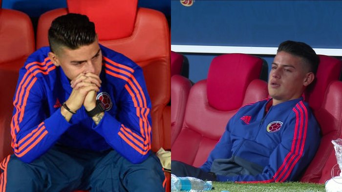 James Rodriguez - Ungkapan Kesedihan Sang Kapten Usai Gagal Bawa Kolombia ke Perempat Final