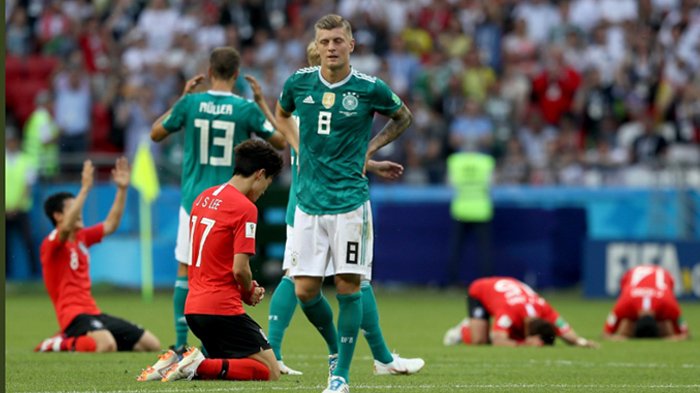 Hasil Lengkap Matchday 3 Grup E dan F Piala Dunia 2018: Giliran Jerman, Juara Bertahan Jadi Korban