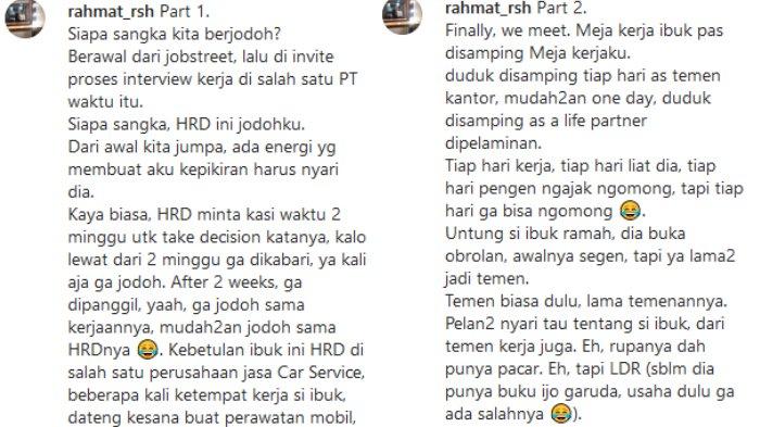 Viral cerita seorang pria yang bertemu jodoh saat melamar pekerjaan