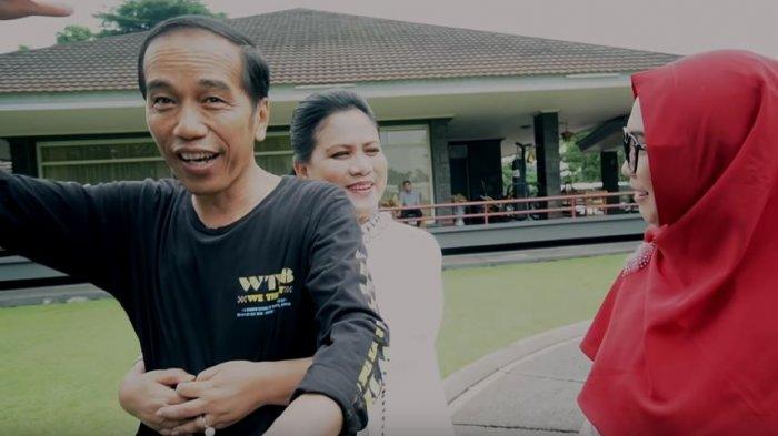 Jokowi Tak Pernah Bilang Cinta, Tapi di Depan Ria Ricis Iriana Peluk Mesra Presiden