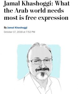 Artikel Terakhir Khashoggi Sebelum Dimutilasi Menggunakan Cairan Asam