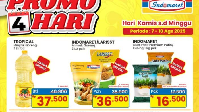KATALOG PROMO JSM - Tangkap layar akun Instagram Alfamart dan Indomaret yang diunggah pada Kamis (7/8/2025). Berikut daftar produk dalam katalog promo JSM Indomaret, dan Alfamart untuk periode 8-10 Agustus 2025