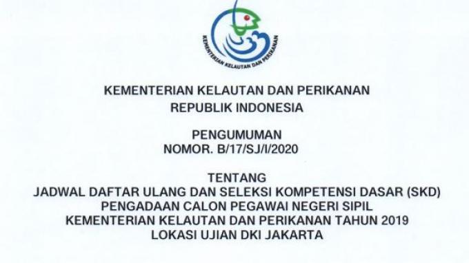 CPNS 2019: Kementerian Kesehatan dan KKP Rilis Tanggal & Lokasi Tes SKD, Ini Syarat & Link Download