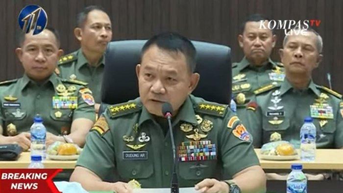 KSAD Jenderal Dudung Terima Permintaan Maaf Effendi Simbolon dan Beri Perintah ke Prajurit TNI AD