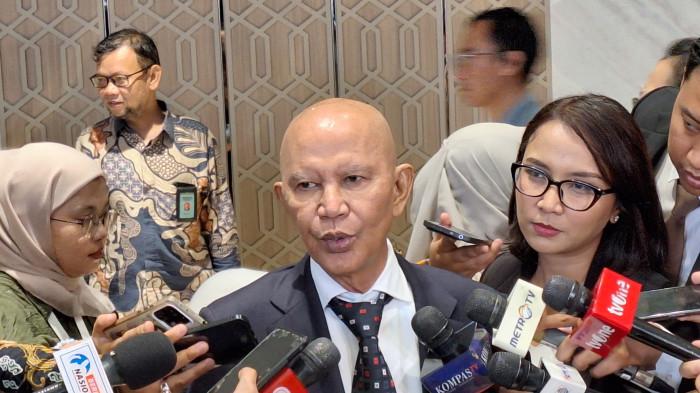 PRABOWO HADIRI RAPUR DPR - Ketua Banggar DPR RI Said Abdullah saat ditemui awak media di Kompleks Parlemen, Senayan, Jakarta, Rabu (20/5/2026). Said menjelaskan maksud kedatangan Presiden RI Prabowo Subianto dalam agenda Rapur DPR membahas Kerangka Ekonomi Makro (KEM) dan Pokok-Pokok Kebijakan Fiskal (PPKF) APBN 2027.