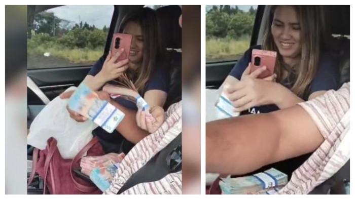 Istri Kades Rengasjajar Bogor Pamer Gepokan Uang, Warganya Menderita Tambang Ditutup Dedi Mulyadi