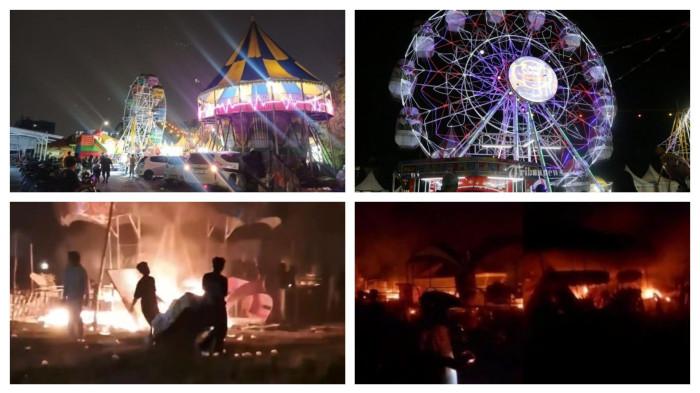 TERSENGAT LISTRIK PASAR MALAM - Ilustrasi Pasar Malam. Kapolsek Bolano Lambunu, Iptu Nyoman Jayus Mulyawan, menjelaskan rangkaian insiden pembakaran wahana hiburan malam di Desa Malino, Kecamatan Ongka Malino, Kabupaten Parigi Moutong, Sulawesi Tengah. Viral video pembakaran pasar malam di Pabuaran, Kabupaten Serang, Banten pada Sabtu (28/10/2023) malam. Mencekam Pasar Malam di Parigi Moutong dibakar warga buntut remaja tewas tersetrum di rumah hantu, peristiwa serupa pernah terjadi di Serang.