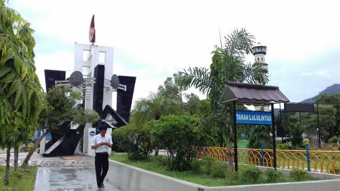 Gratis Menikmati Aneka Wahana Permainan Anak di Taman Hijau Kota Baru