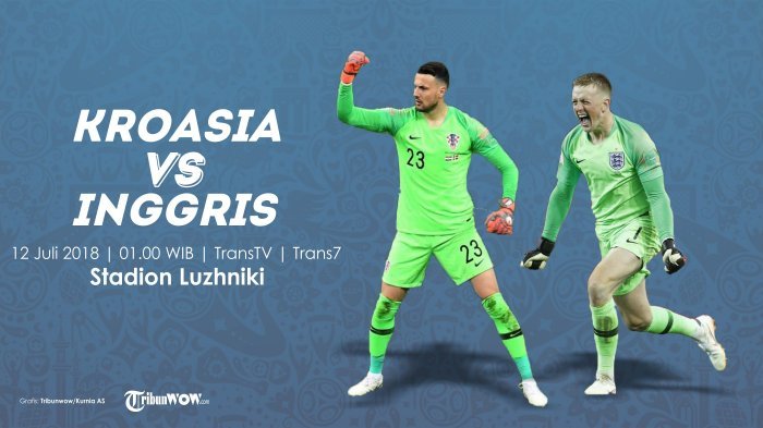 Jadwal Live Semifinal Piala Dunia 2018 Kroasia Vs Inggris