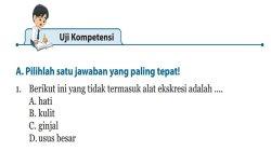 Kunci Jawaban IPA Kelas 8 Semester 2 Halaman 110 dan 111, Pilihan Ganda