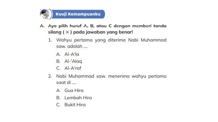 Kunci Jawaban PAI Kelas 3 SD/MI Kurikulum Merdeka Halaman 22-24, Bab 1: Kuuji Kemampuannku