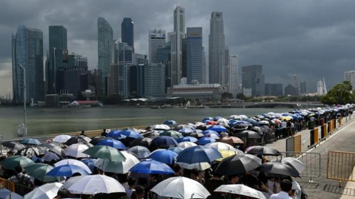 Hormati Lee Kuan Yew, Jalur Sepanjang 15,4 Km Penuh Sesak Warga