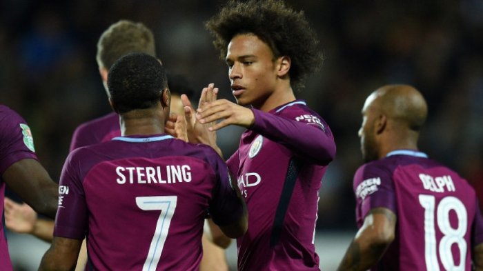 Leroy Sane Sumbang Dua Gol, The Citizens Lolos 16 Besar Piala Liga Inggris