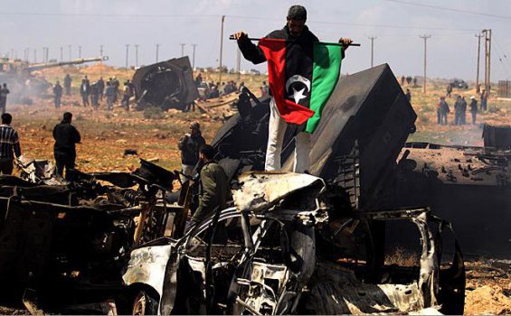 Serangan Koalisi Barat Sasar Desa Nelayan Libya