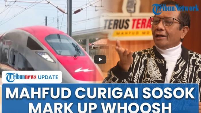 Mahfud MD Ungkap Dugaan Markup Proyek Kereta Cepat Whoosh, KPK: Silakan Sampaikan Laporan Resmi