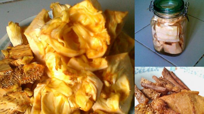 Asinan Kulit Cempedak Awet Bertahun-tahun Kalau Direndam Dalam Gentong