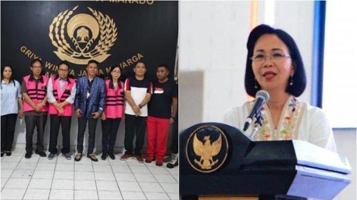 MANTAN REKTOR DITAHAN - Kejaksaan Tinggi (Kejati) Sulawesi Utara (Sulut) resmi melakukan penahanan terhadap mantan Rektor Universitas Sam Ratulangi (Unsrat) Manado, Prof. Dr. Ir. Ellen Joan Kumaat, MSc DEA, bersama dua orang lainnya, Jumat (17/10/2025). Diduga lakukan penyimbangan terkait pembangunan Gedung Fakultas Hukum Unsrat