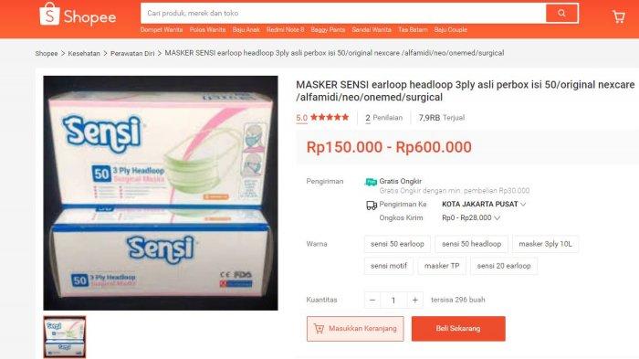 harga masker
