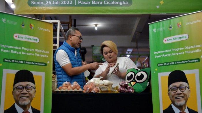 Mendag Zulkifli Hasan Targetkan Digitalisasi 1 Juta Pedagang UMKM dan 1.000 Pasar Rakyat
