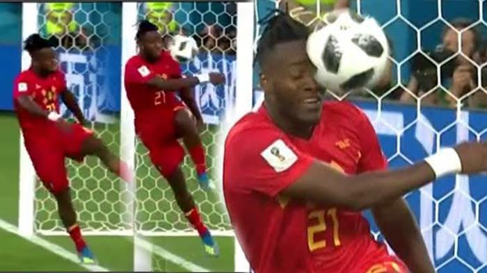 Video Selebrasi Michy Batshuayi, Bola Memantul Kena Kepala Sendiri, Axel Witsel Bagikan Meme Lucu