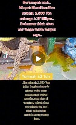 Satgas Pangan Polri akan Usut Video Viral Diduga Minyak Goreng Tumpah ke Laut