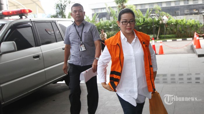 Miryam dan Agun Gunandjar Sempat 'Cipika Cipiki' dan Ucapkan Minal Aidin Saat Bertemu di KPK