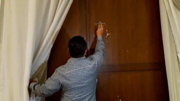 Pintu di Hotel Sultan Rusak Pascakericuhan saat MKGR Gelar Munaslub