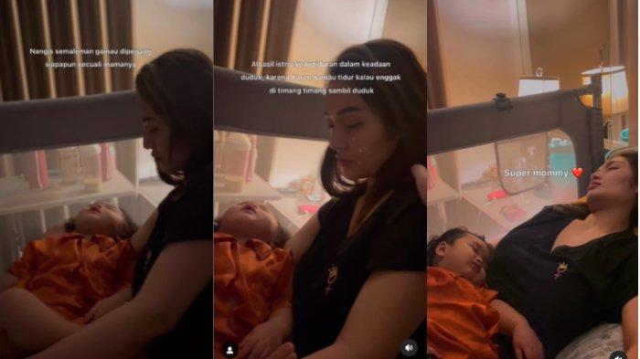 Siti Badriah Tertidur Sambil Duduk saat Pangku Putrinya yang Sakit, Krisjiana Baharudin: Super Mommy