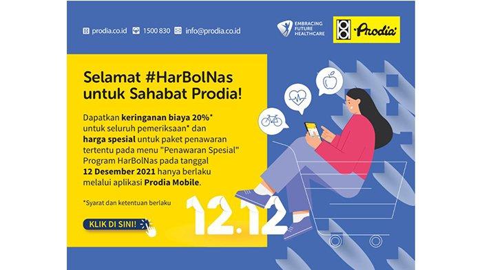 Mudahkan Check-Up Kesehatan Jelang Akhir Tahun, Prodia Hadirkan Promo Spesial Harbolnas