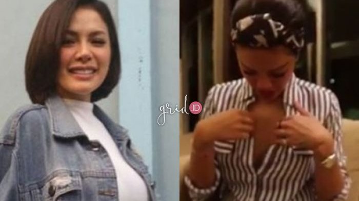 Maksud Nikita Mirzani Buka Baju sambil Tunjukkan Bagian Dada