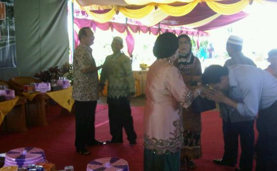 Kambing Guling Menu Utama di Open House Bupati Penajam