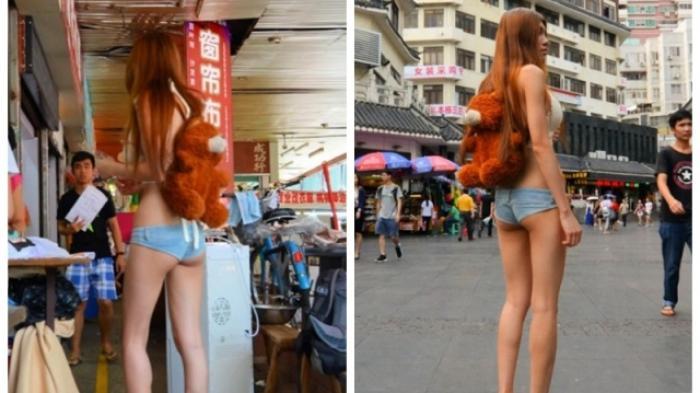 Pakai Celana Super Minim, Wanita Cantik Ini Yakin Pakaian  Bakal Jadi Tren