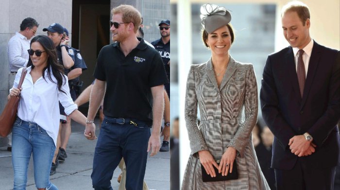 Inilah Alasan Mengapa Harry & Meghan Terlihat Kerap Bergandengan Tangan Dibanding William & Kate