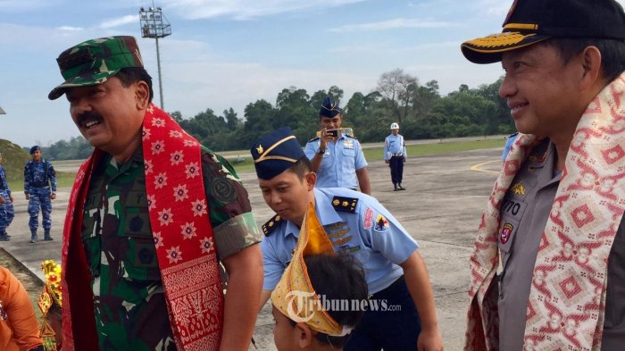 Panglima TNI dan Kapolri Kunjungan Kerja ke Pekanbaru