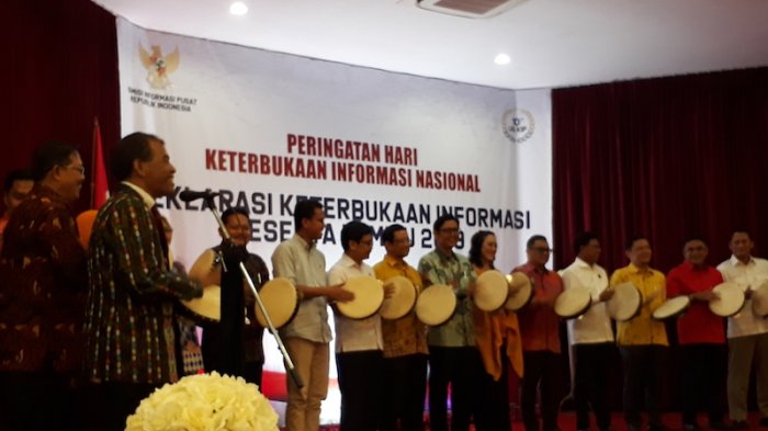 Parpol Peserta Pemilu 2019 Deklarasi Keterbukaan Informasi