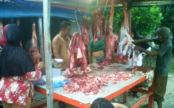 Harga Daging Naik Dikisaran Rp 68.000-Rp 70.000 Per Kg